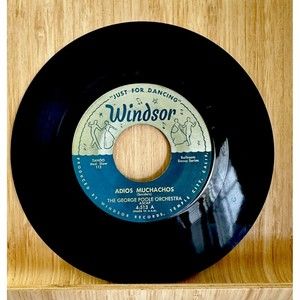The George Poole Orchestra – Adios Muchachos / La Cumparsita - 45 rpm 7" Single